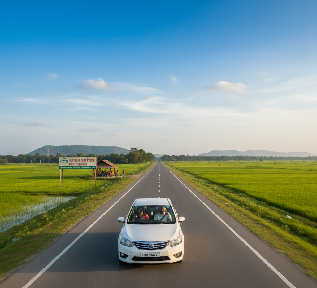 Long route car hire in Bangladesh | Intercity car rental | Rent A Car SBR